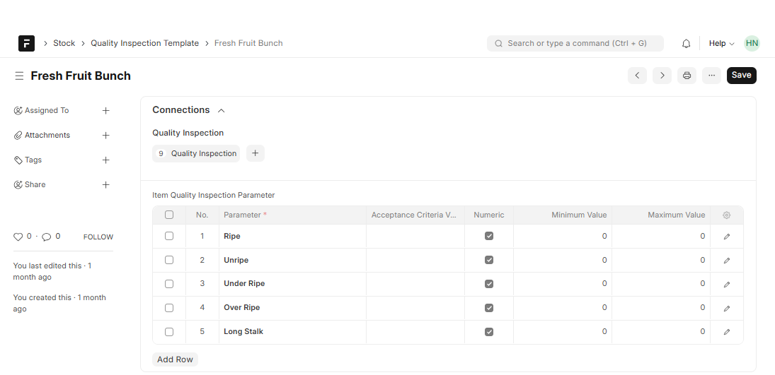 Quality Inspection FFB 1