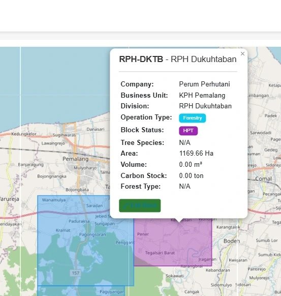 Map for companies fields